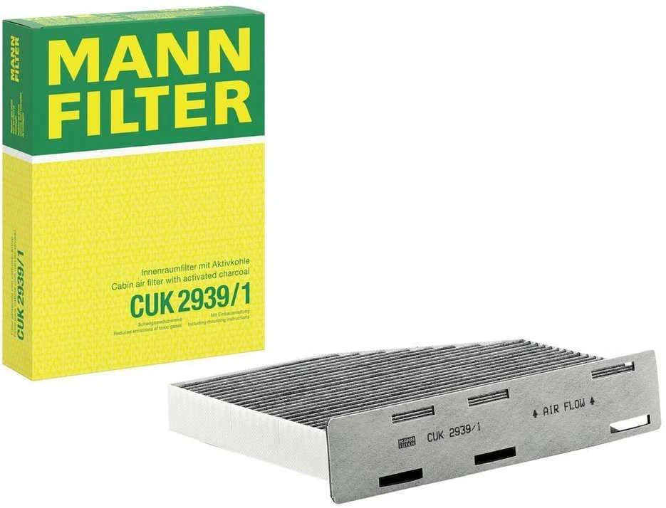 Mann Filter Žiedadulkės Filtras AUDI A3 A4 A6 VW Golf Passat 5C0 819 433 A 5C0 819 433