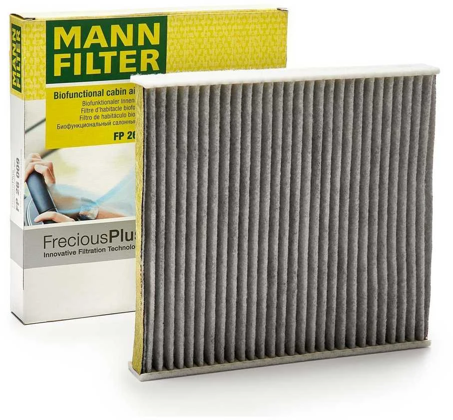 Mann Filter Žiedadulkių filtras AUDI A3 A4 A6 VW Golf Passat SEAT Leon Skoda Octavia 1.0 1.2 1.4 1.5 1.6 1.8 2.0 TSI TDI