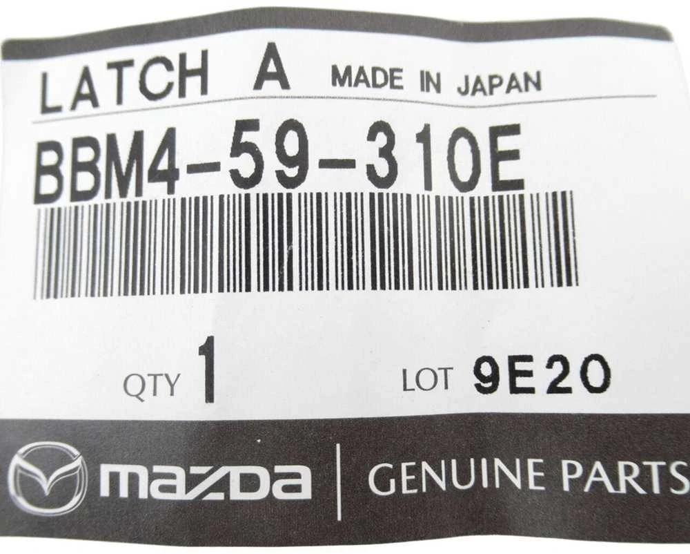 Mazda 3 2010 2013 Vairu Sraigto Galinio Durų Atnaujinimo Variklis Originalus BBM459310E