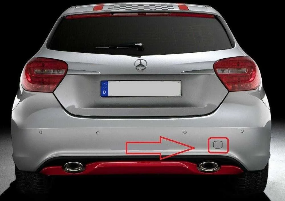 Mercedes Benz A 180 A 200 A 220 Galinio Bamperio Vilkimo Kablio Ausies Dangtelis Originalus A17688502229999