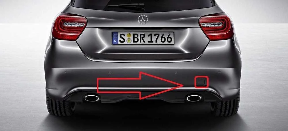 Mercedes Benz A 180 A 200 A 220 Galinio Bamperio Vilkimo Kablio Ausies Dangtelis Originalus A17688502229999