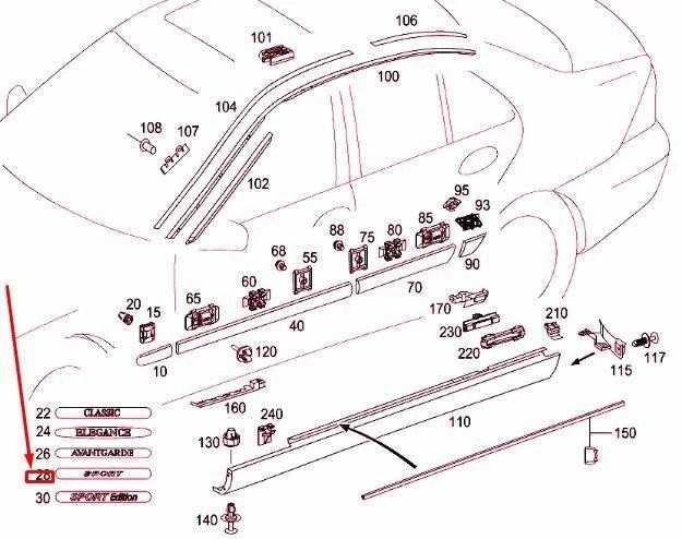 Mercedes Benz C klasės priekinio sparno informacinė etiketė originali A2118175020