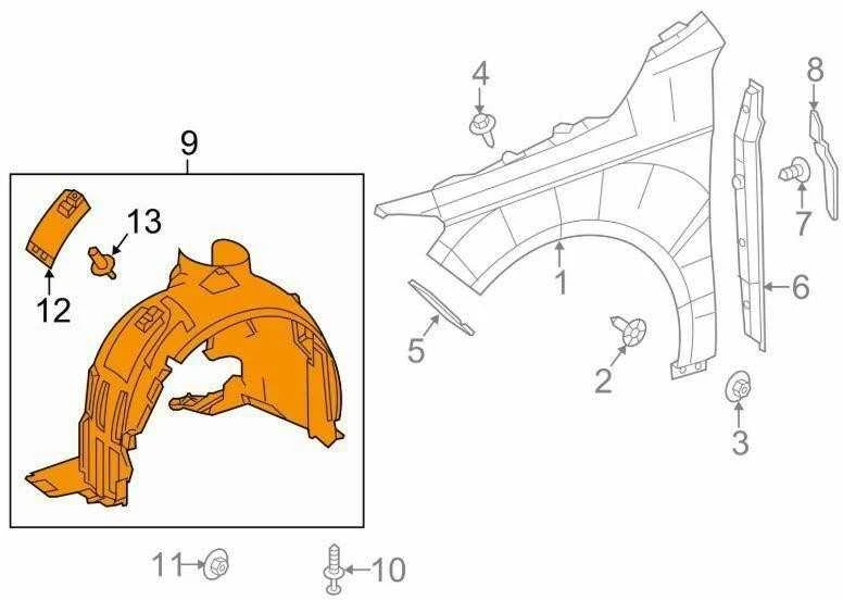 Mercedes Benz CLA45 priekinio sparno apsauginis skydelis Dešinysis originalus A1766900230