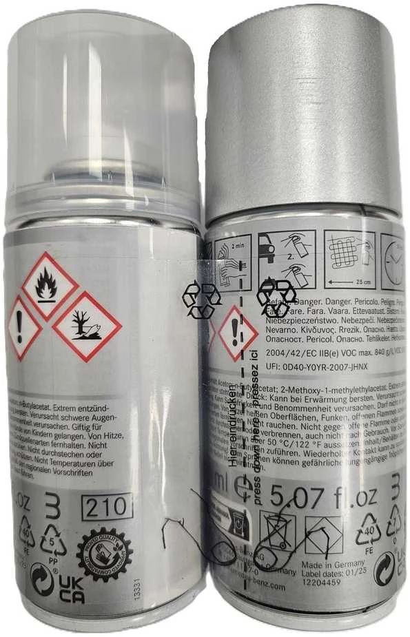 Mercedes Benz Dėžių Dažo Purškiklis Originalus A0009863050099775