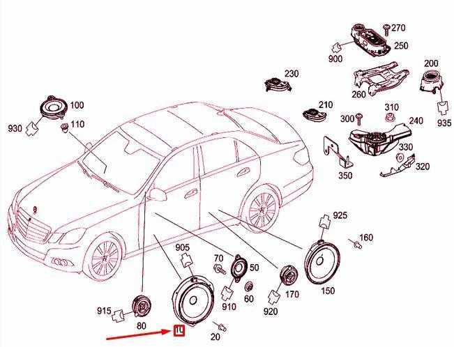 Mercedes Benz E 220 E 250 E 350 Garsas Grotuvas Originalus A2129067000