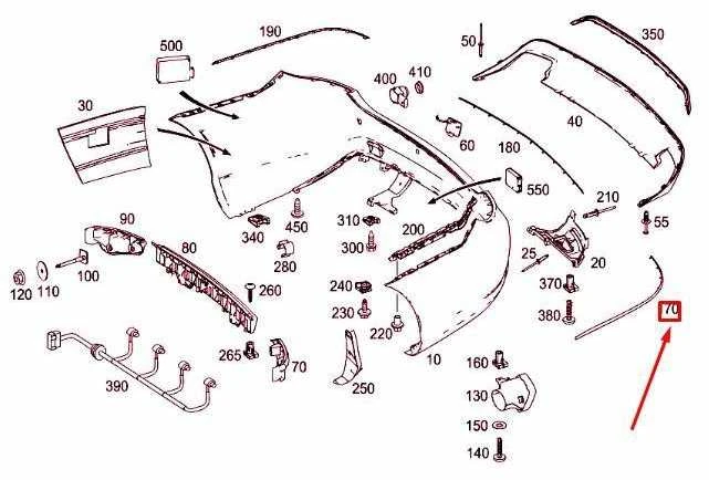 MERCEDES BENZ E 220 E 250 Galinio Bamperio Kairioji Dekoratyvinė Apdaila Originalus A2078800182