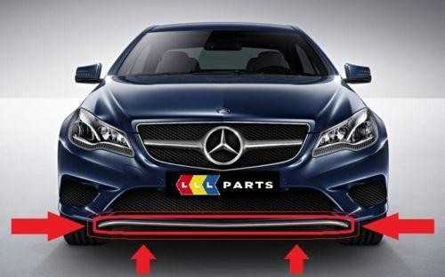 Mercedes Benz E 220 E 250 Priekinio Bamperio Apatine Lupa Chrome Originalus A2078851321