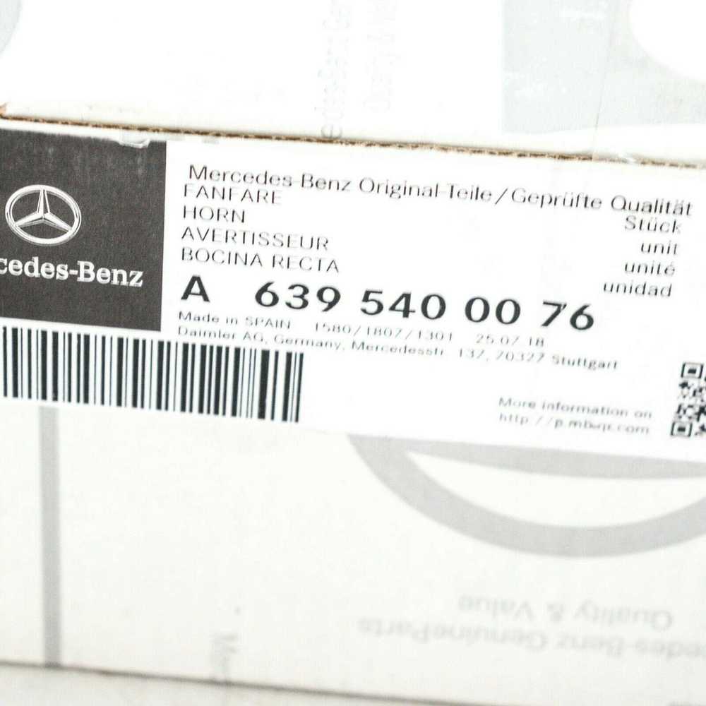 Mercedes Benz Fanfare Horn 111 CDI 115 CDI 119 Originalus A6395400076