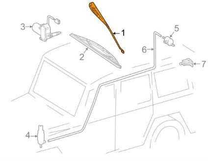Mercedes Benz G 300 Cdi Ruitenwissserarm Originalus A4638200244