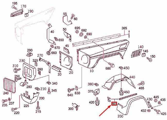 MERCEDES-BENZ G W463 PRIEKINIO SPARNO PRAPLĖTIMO SANDARIKLIS ORIGINALUS A4638890898