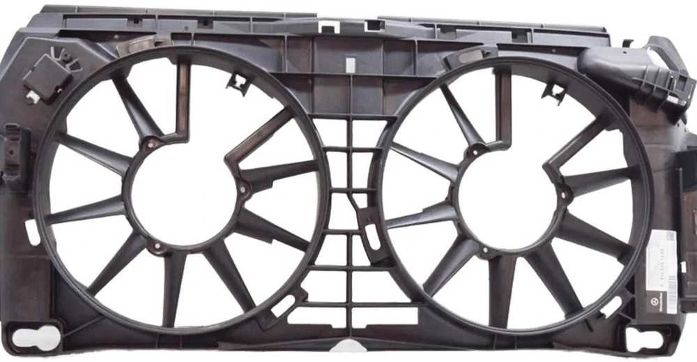 MERCEDES BENZ Kondensatoriaus Ventiliatoriaus Radiatoriaus Gaubtas 209 211 213 309 311 313 411 511 CDI Originalus A9065051355