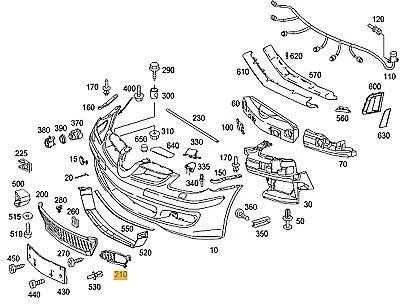 Mercedes Benz MB SLK CLASS R171 Amg priekinis bamperis rūko žibintų grotelės Dešinė originali A1718851853