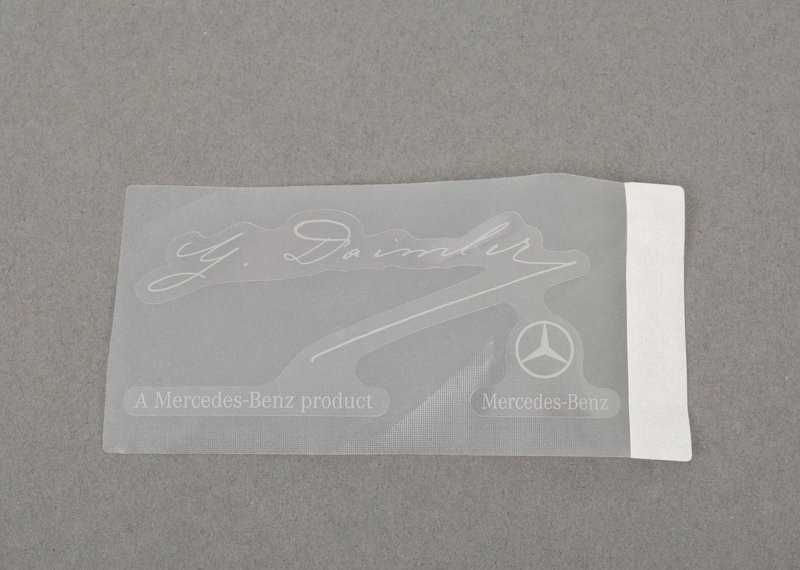Mercedes Benz "Mercedes" priekinis priekinis stiklas G Daimler Signature Sticker Decal Genuine A0045847338