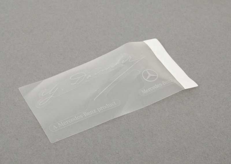 Mercedes Benz "Mercedes" priekinis priekinis stiklas G Daimler Signature Sticker Decal Genuine A0045847338