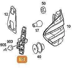 Mercedes Benz Originalus Mercedes GL W164 kairysis N/S galinio žibinto lizdas A1648200377 OEM