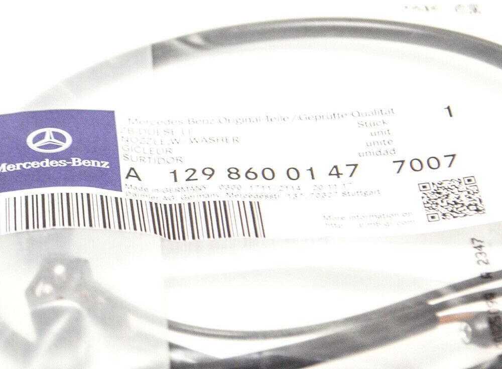 Mercedes-Benz R129 priekinis kairės pusės priekinio stiklo plovimo purkštukas originalus A12986001477007