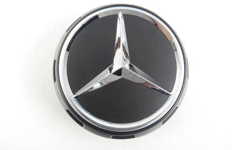 "Mercedes-Benz" ratų centrinis dangtelis Matinis 75 mm originalus A00040009009283