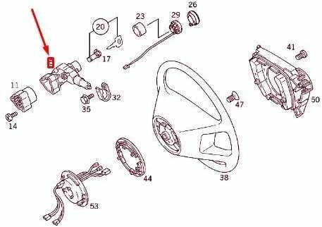 Mercedes Benz SLK 200 W170 Vakuuminė sistema Eleme Originalus A2024600904