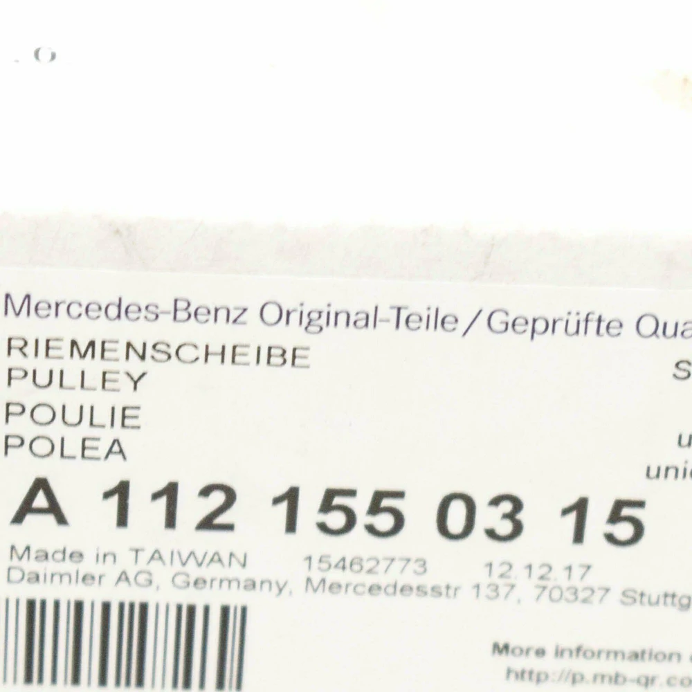 MERCEDES-BENZ SLK R170 AMG Generatoriaus Velenas A1121550315 NAUJAS ORIGINALUS