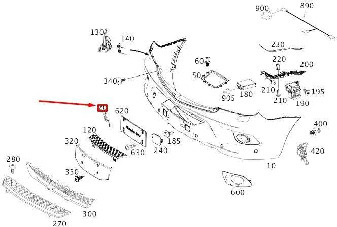Mercedes Benz Sprinter W906 Bamperio Jungtis Originalus A00088500249B51