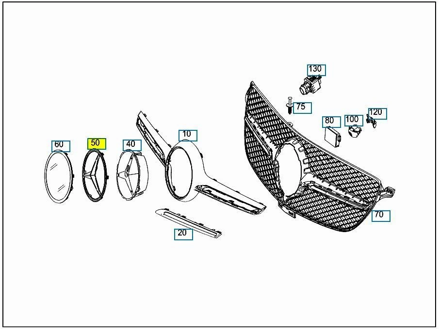 Mercedes Benz Sternas Mercedes Star A0008172116