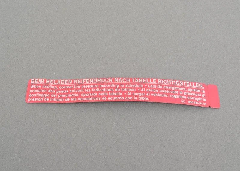 Mercedes Benz Stikeris 280 S 280 SE 300 SD Originalus A0005845039