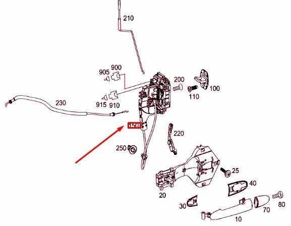 Mercedes Benz Tuerschloss 209 309 411 509 CDI FHS FHL Kasten Kombi Originalus A9067202035