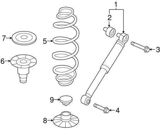 MERCEDES-BENZ VITO W447 Galinės spyruoklės apatinė svirtinė detalė originali A4473240684