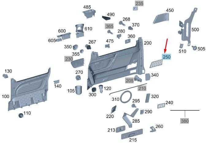 Mercedes Benz Vito W447 Grotelės Apdaila Originalus A44769274009051