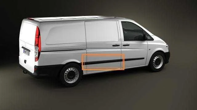 Mercedes Benz Vito W639 Šoninių Lipdinių Apdaila Originalus A63969011627G99