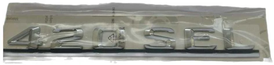 "Mercedes-Benz" W126 emblema galinio denio dangčio modelis originalus 1268172015