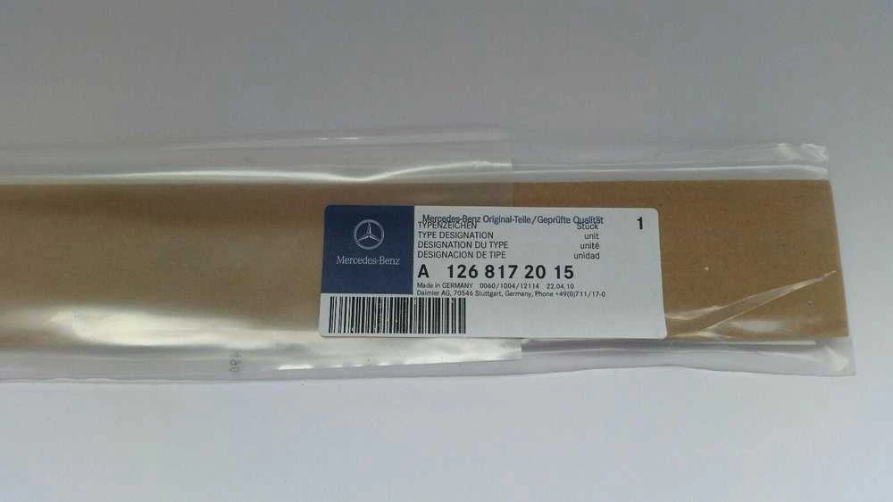 "Mercedes-Benz" W126 emblema galinio denio dangčio modelis originalus 1268172015