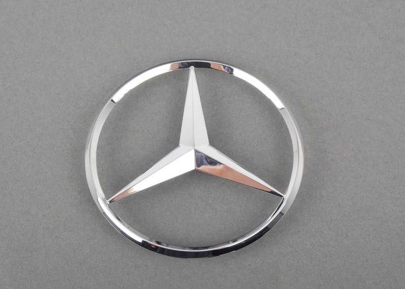 "Mercedes-Benz W140" galinės bagažinės bagažinės emblema originalus A2517580058
