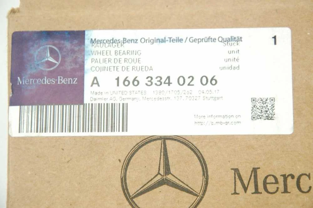 Mercedes-Benz W166 X166 ML GLE GL priekinio rato stebulė originali A1663340206