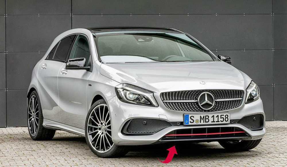 Mercedes Benz A 180 A 200 Bamperio Apatinio Dangčio Dangtelis Originalus A1768850036