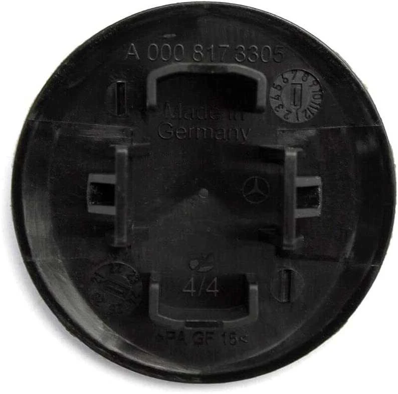 "Mercedes-Benz W204" variklio dangčio emblema, juoda, originali A0008173305