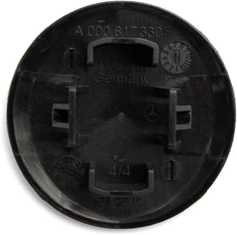 "Mercedes-Benz W204" variklio dangčio emblema, juoda, originali A0008173305