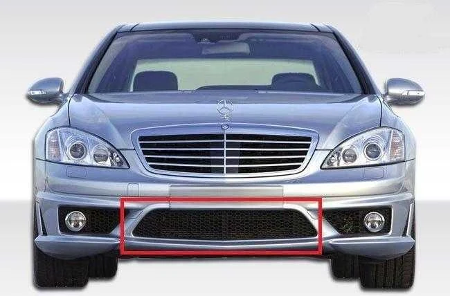 Mercedes-Benz W221 priekinio bamperio apatinės grotelės originalios A2218850523