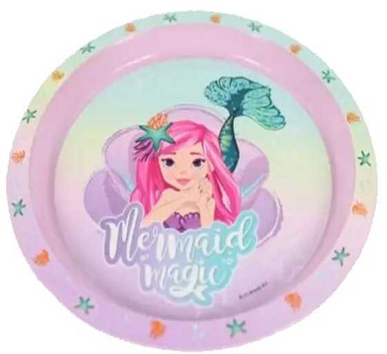 Mergaitės "Mermaid Magic" pietų lėkštė mergaitėms