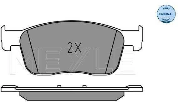 Meyle TOYOTA PEUGEOT OPEL stabdžių trinkelių rinkinys, diskinis stabdys SU001B3530 1673597480 1678168280