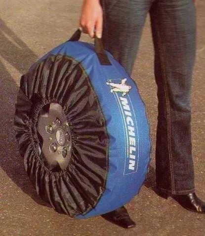 Michelin ratų/padangų saugojimo danga – Mėlyna, nailonas, tinka iki 19"