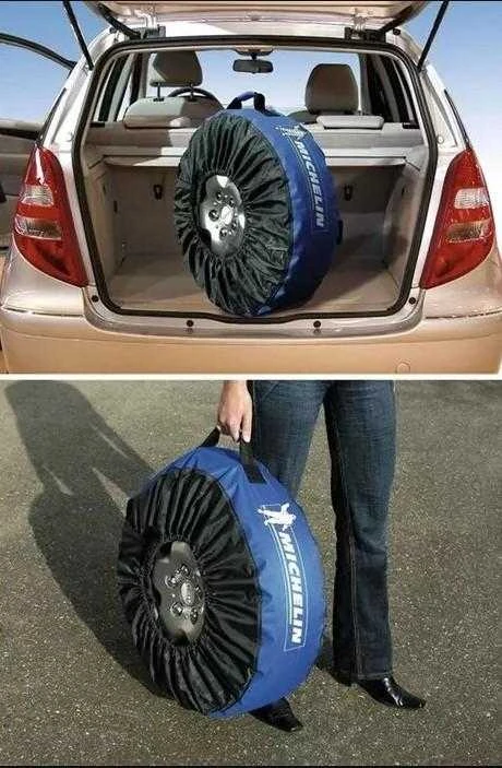 Michelin ratų/padangų saugojimo danga – Mėlyna, nailonas, tinka iki 19"