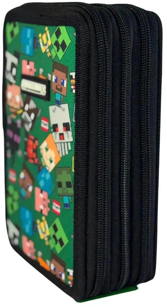 Bez Marki Minecraft 3 lygio užpildyta pieštukų dėžutė