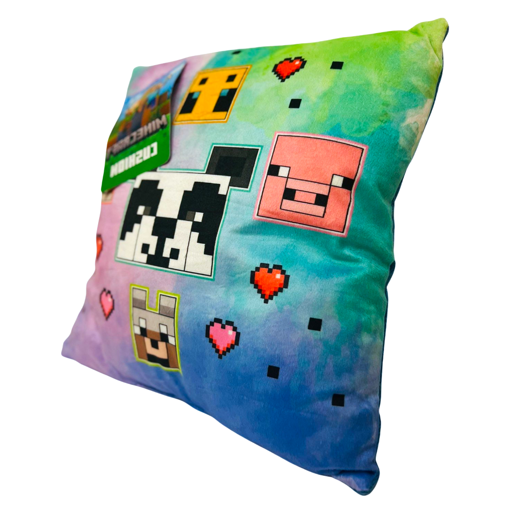 Minecraft Dekoratyvinė pagalvėlė su nuimamu užvalkalu (35x35cm), 1 vnt.