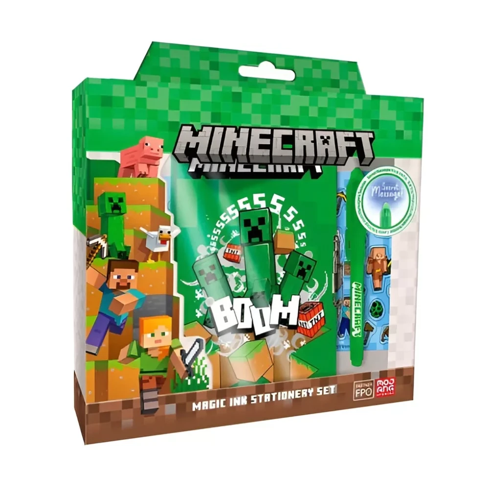 Minecraft dienoraštis + stebuklinga plunksna MC00041