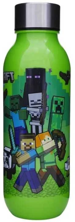 Minecraft plastikinė gertuvė su užsukamu dangteliu, 640 ml