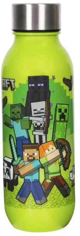 Minecraft plastikinė gertuvė su užsukamu dangteliu, 640 ml