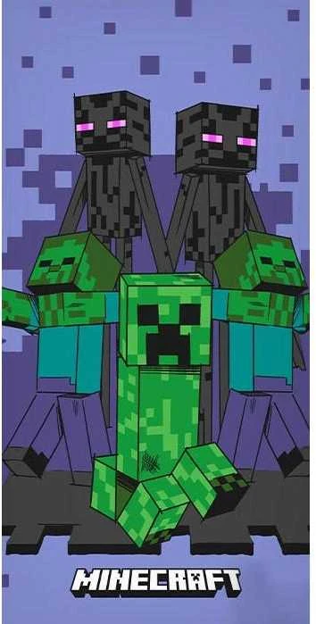„Minecraft“ vonios rankšluostis 70 x 140 cm