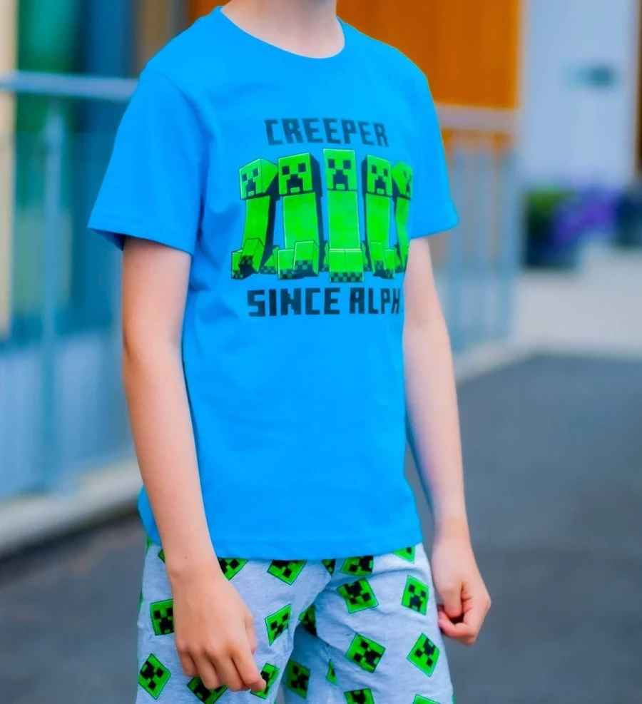 MINECRAFT šortų ir marškinėlių komplektas