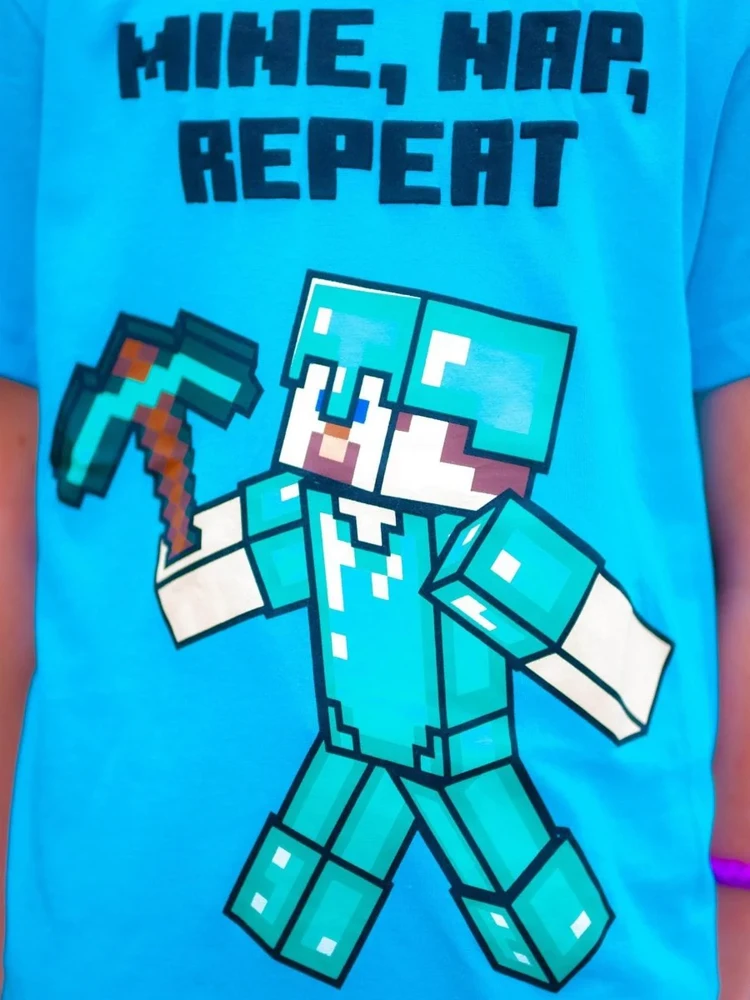 MINECRAFT šortų ir marškinėlių komplektas
